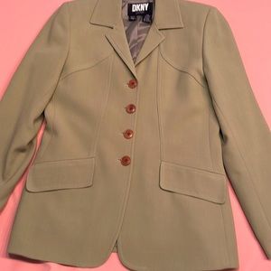 DKNY jacket. Size 6P. Green
